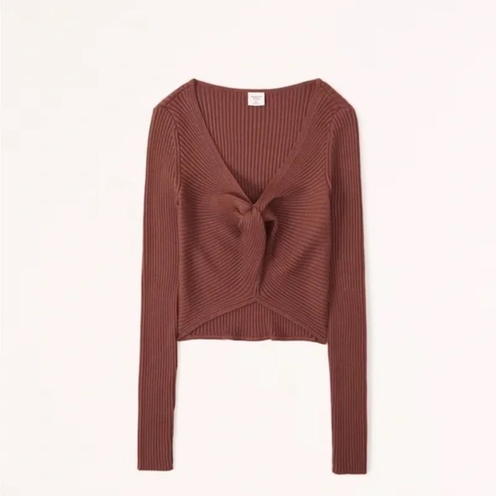 Abercrombie Twist Front Sweater Top XS
